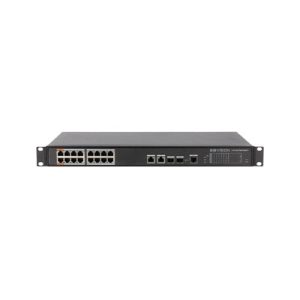 Switch KBVision PoE 16 port KX-CSW16-PF (hỗ trợ 2 cổng Uplink 1G + 2 cổng quang)